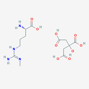 molecular formula C13H24N4O9 B611376 替拉 arginine 柠檬酸盐 CAS No. 209913-88-2