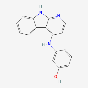 molecular formula C17H13N3O B611377 替弗林尼 CAS No. 1600515-49-8