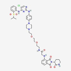 molecular formula C44H53ClN10O8S B611389 TL13-27 CAS No. 2250025-90-0