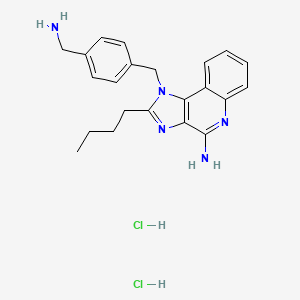 molecular formula C22H27Cl2N5 B611395 TLR7/8 agonist-5d CAS No. 1620278-72-9