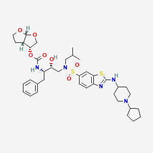 molecular formula C38H53N5O7S2 B611404 TMC310911 CAS No. 1000287-05-7