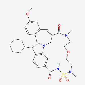 molecular formula C32H38N4O6S B611405 Tmc-647055 CAS No. 1204416-97-6