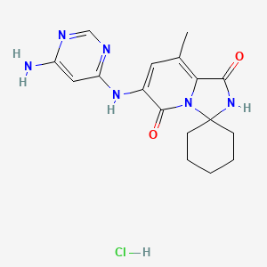 molecular formula C17H21ClN6O2 B611418 Tomivosertib hydrochloride CAS No. 1849590-02-8