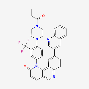 molecular formula C35H28F3N5O2 B611423 Torin 1 CAS No. 1222998-36-8