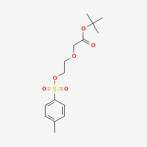 molecular formula C15H22O6S B611426 Tos-PEG1-CH2-Boc 