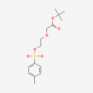 molecular formula C15H22O6S B611426 Tos-PEG2-CH2CO2tBu CAS No. 1643957-24-7