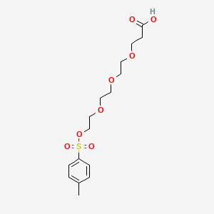 molecular formula C16H24O8S B611431 Tos-PEG4-acid CAS No. 1453117-42-4