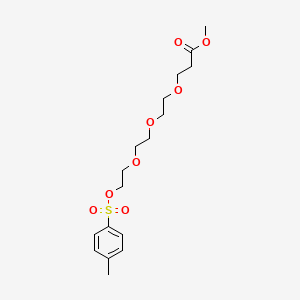 molecular formula C17H26O8S B611433 Tos-PEG3-C2-methyl ester CAS No. 1239588-09-0