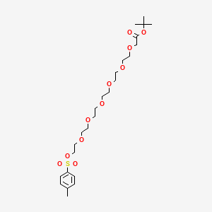 molecular formula C25H42O11S B611439 Tos-PEG6-CH2-Boc 