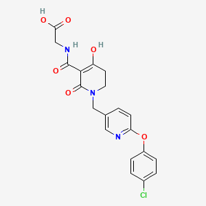 molecular formula C20H18ClN3O6 B611446 TP0463518 CAS No. 1558021-37-6