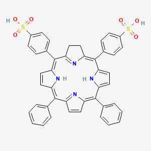 molecular formula C44H32N4O6S2 B611457 Tpcs2A CAS No. 501083-97-2