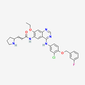 molecular formula C30H29ClFN5O3 B611466 Transtinib CAS No. 1246089-27-9