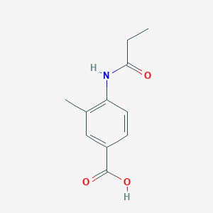 3-Methyl-4-(propanoylamino)benzoic acid