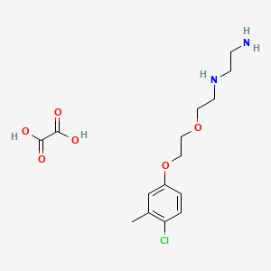 molecular formula C15H23ClN2O6 B6114835 N'-[2-[2-(4-chloro-3-methylphenoxy)ethoxy]ethyl]ethane-1,2-diamine;oxalic acid 