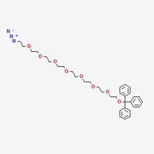molecular formula C35H47N3O8 B611487 Trityl-PEG8-azide 