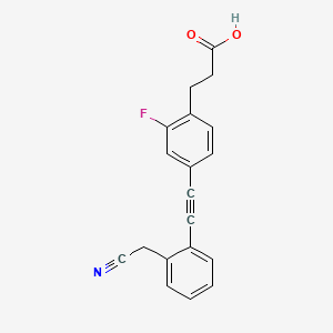molecular formula C19H14FNO2 B611510 Tug-770 CAS No. 1402601-82-4