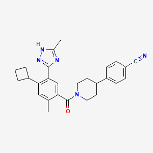 molecular formula C27H29N5O B611513 Denifanstat CAS No. 1399177-37-7