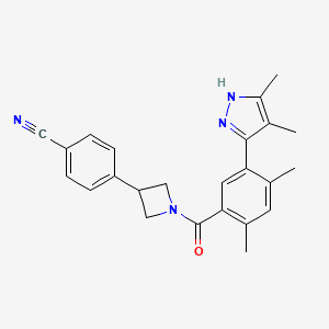 molecular formula C24H24N4O B611514 FASN inhibitor 1 CAS No. 1533438-83-3