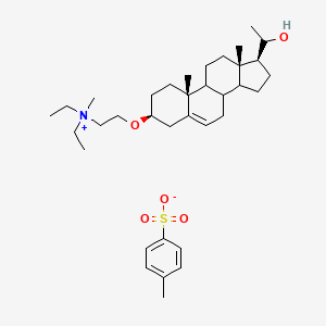Diethylamino-3-beta-ethoxy-20-hydroxy-pregn-5-ene methyl-p-toluene sulfonate
