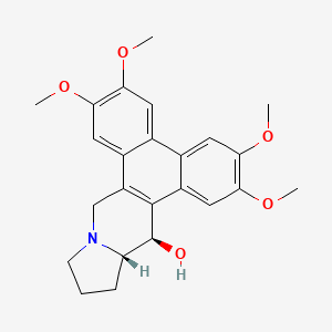 molecular formula C24H27NO5 B611521 Tylophorinicine CAS No. 87302-57-6