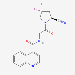 molecular formula C17H14F2N4O2 B611531 UAMC-1110 CAS No. 1448440-52-5