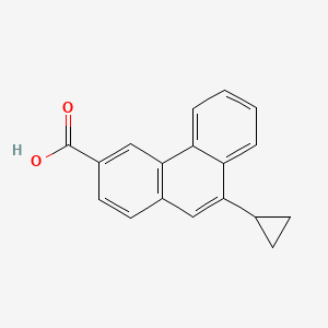 molecular formula C18H14O2 B611537 UBP710 CAS No. 1333111-40-2