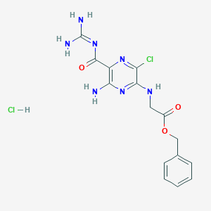 molecular formula C15H17Cl2N7O3 B611543 UCD38B HCl 