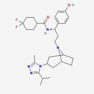 molecular formula C29H41F2N5O2 B611554 4-Hydroxyphenyl Maraviroc CAS No. 856708-54-8