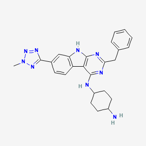 molecular formula C25H27N9 B611560 UM171 CAS No. 1448724-09-1
