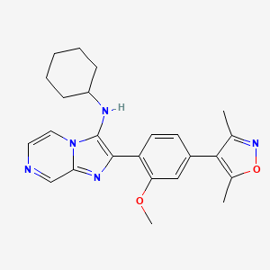 molecular formula C24H27N5O2 B611562 UMB-136 