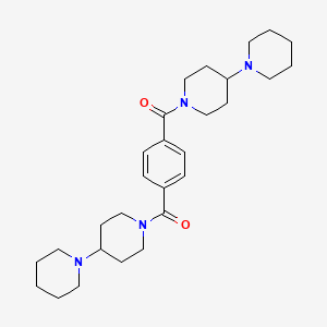 molecular formula C28H42N4O2 B611573 1,4-Phenylenebis(1,4'-bipiperidin-1'-ylmethanone) CAS No. 1418741-86-2