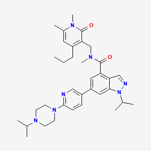 molecular formula C35H47N7O2 B611579 UNC2400 