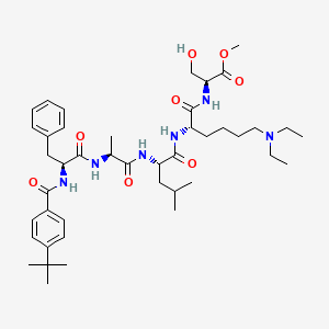molecular formula C43H66N6O8 B611582 UNC3866 
