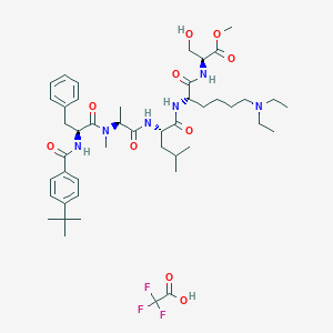 molecular formula C46H69F3N6O10 B611584 UNC-4219 TFA 