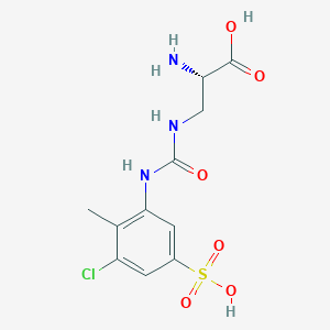 molecular formula C11H14ClN3O6S B611592 Upacicalcet CAS No. 1333218-50-0