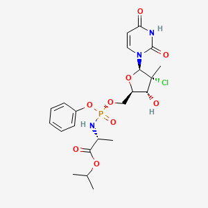 molecular formula C22H29ClN3O9P B611596 Uprifosbuvir CAS No. 1496551-77-9