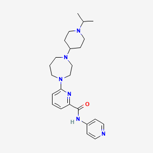 molecular formula C24H34N6O B611602 USL311 CAS No. 1373268-67-7