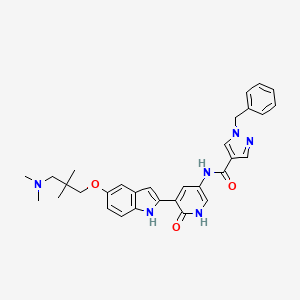 molecular formula C31H34N6O3 B611615 VER-00158411 