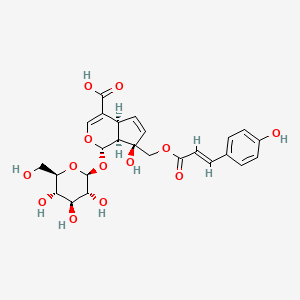 molecular formula C25H28O13 B611621 Vaccinoside CAS No. 36138-58-6