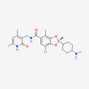 molecular formula C26H34ClN3O4 B611628 Valemetostat CAS No. 1809336-39-7