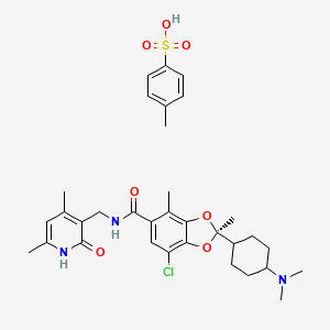 molecular formula C33H42ClN3O7S B611629 Valemetostat tosylate CAS No. 1809336-93-3
