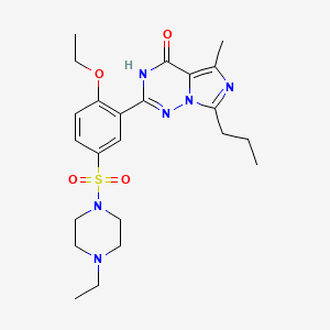 molecular formula C23H32N6O4S B611638 Vardenafil CAS No. 224785-90-4