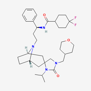 molecular formula C34H50F2N4O3 B611646 VCH-286 CAS No. 891824-47-8
