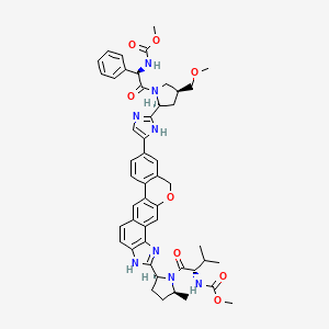 molecular formula C49H54N8O8 B611656 Velpatasvir CAS No. 1377049-84-7