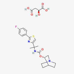 molecular formula C24H30FN3O7S B611660 Venglustat Malate CAS No. 1629063-78-0