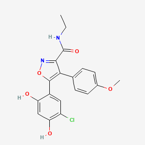 molecular formula C19H17ClN2O5 B611662 VER-50589 CAS No. 747413-08-7