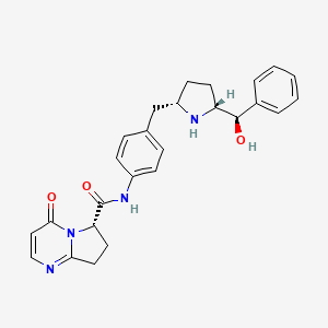 molecular formula C26H28N4O3 B611683 Vibegron CAS No. 1190389-15-1