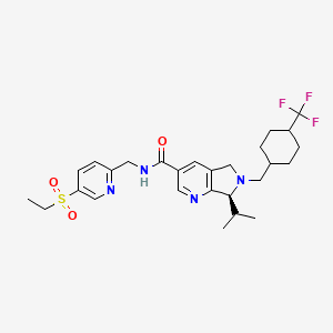 molecular formula C27H35F3N4O3S B611687 Vimirogant CAS No. 1802706-04-2