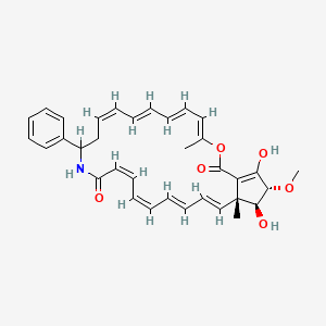 molecular formula C34H37NO6 B611691 Viridenomycin CAS No. 56509-88-7