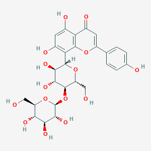 B611695 Vitexin 4''-O-glucoside CAS No. 178468-00-3